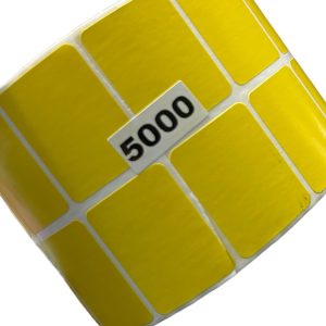 YELLOW 40MMx30MM ROLL OF 5000