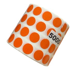 ORANGE 13MM ROUND ROLL OF 5000