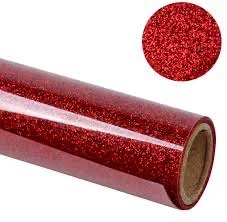 RED GLITTER VINYL