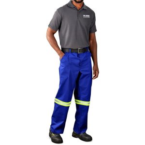 Artisan Premium 100% Cotton Pants - Reflective Legs - Yellow Tape