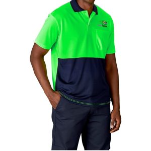 Inspector Two-Tone Hi-Viz Golf Shirt