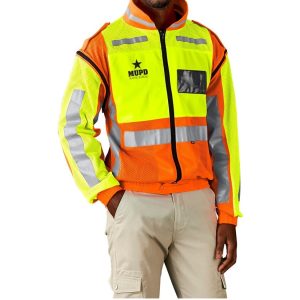 Metro Two-Tone Hi-Viz Reflective Zip-Off Jacket