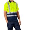 Surveyor Two-Tone Hi-Viz Reflective Golf Shirt