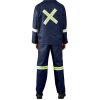 Technician 100% Cotton Conti Suit - Reflective Arms, Legs & Back - Yellow Tape