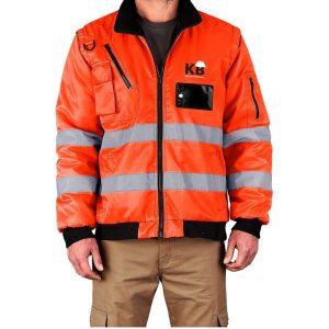 Techno Padded Hi-Viz Reflective Bunny Jacket