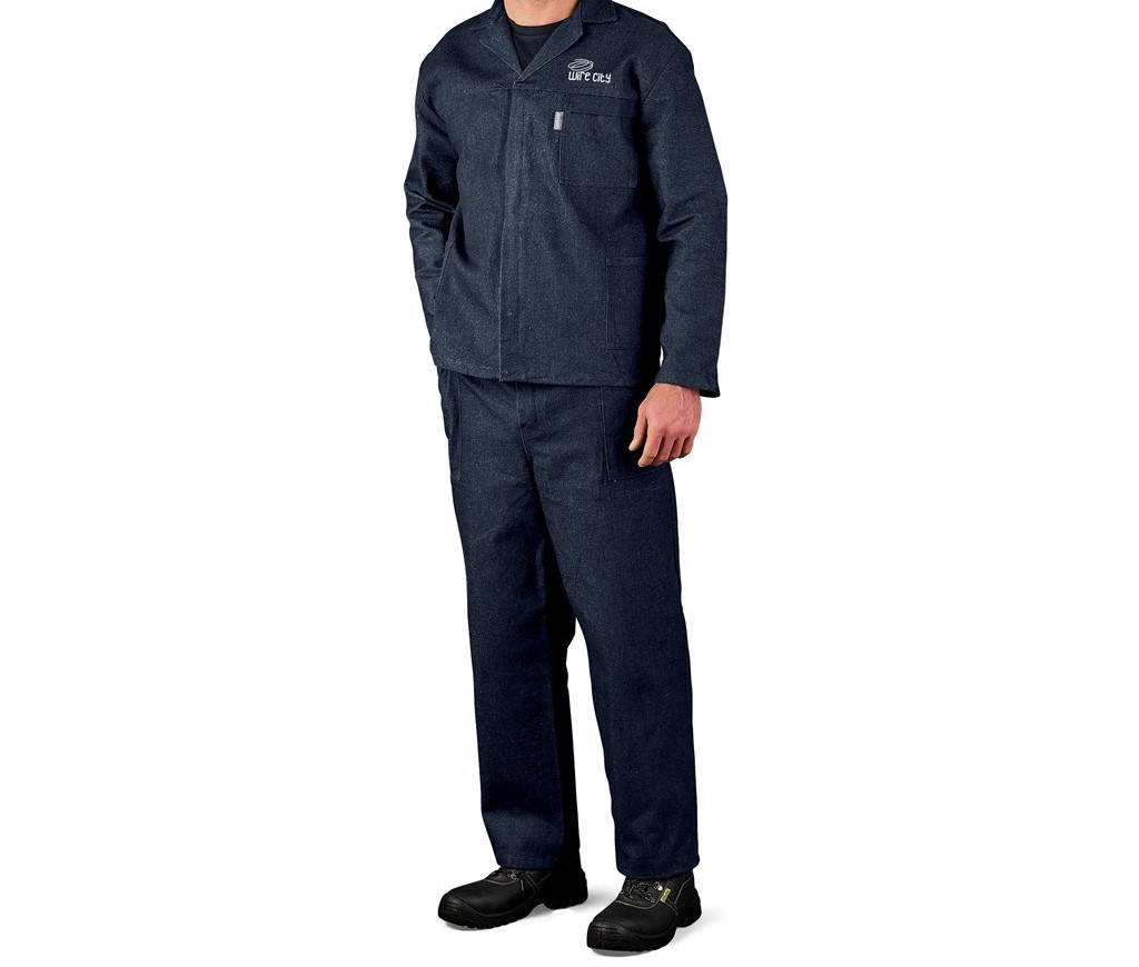 Vintage 100% Cotton Denim Conti Suit